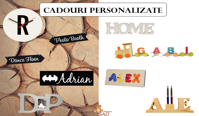 Cadouri personalizate din lemn