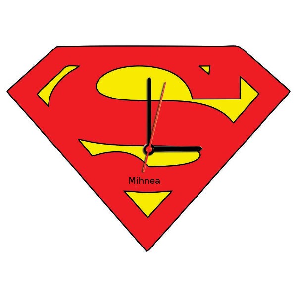 ceas de perete superman