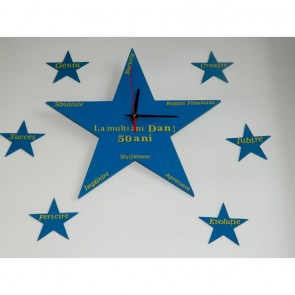 ceas de perete steaua albastra